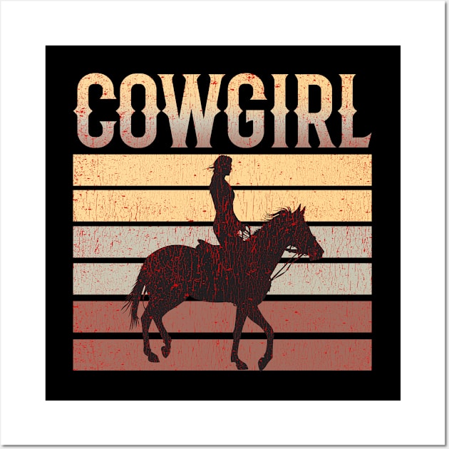 Cowgirl - Cowgirl Wall Art by Kudostees